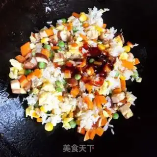 Make Pelican-colored rice step 7