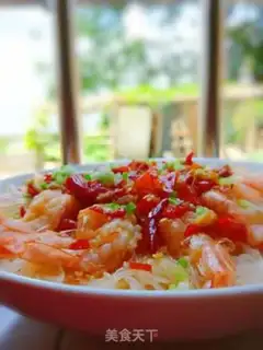 Make Garlic fan shrimp step 17