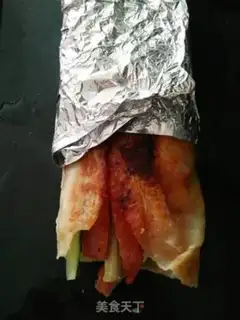 Make Hand grab cake step 4