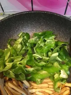 Make Scrambled peppers step 3