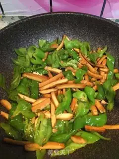 Make Scrambled peppers step 5