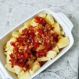 Make Pepper steamed potatoes step 9