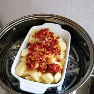 Make Pepper steamed potatoes step 10