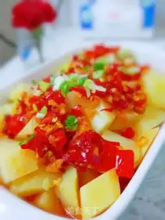 Make Pepper steamed potatoes step 12