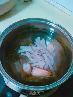 Make Shrimp-headed vegetable oatmeal step 6
