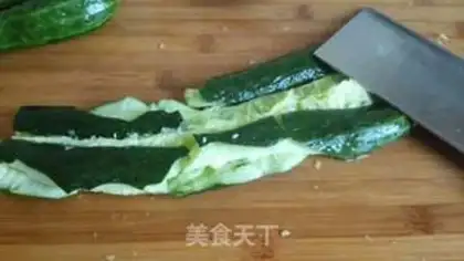 Make Shoot the cucumber step 1