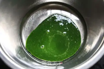 Make A spinach cake roll step 1