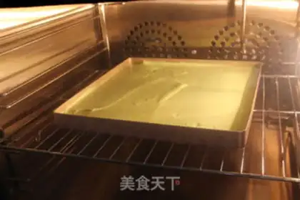 Make A spinach cake roll step 11
