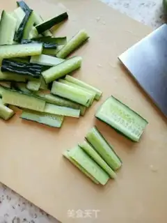 Make The cucumbers make white mushrooms step 2