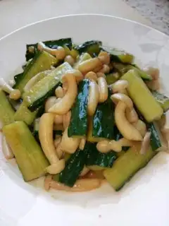 Make The cucumbers make white mushrooms step 10