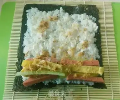 Make Family sushi approach step 4