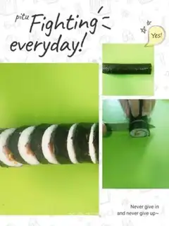 Make Family sushi approach step 6