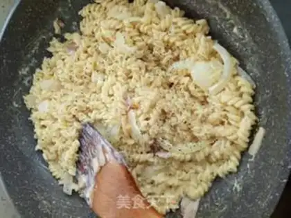 Make Butter bacon pasta step 18