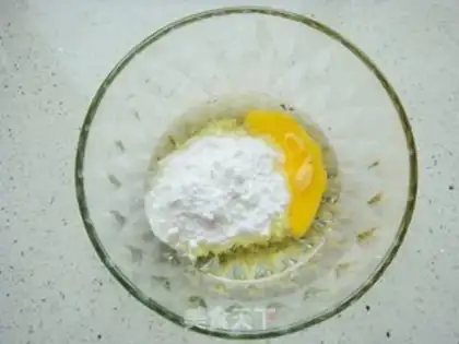 Make Sesame peaches step 0