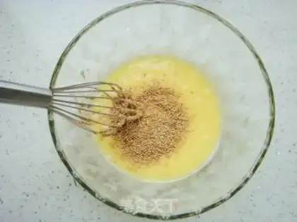 Make Sesame peaches step 2