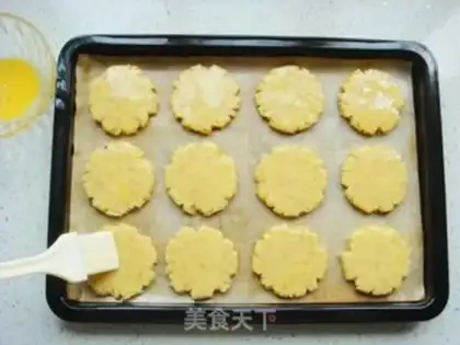 Make Sesame peaches step 8
