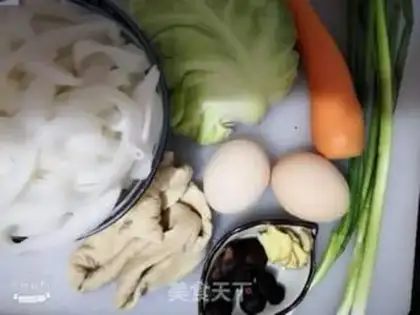 Make Fat intestine and river powder step 0