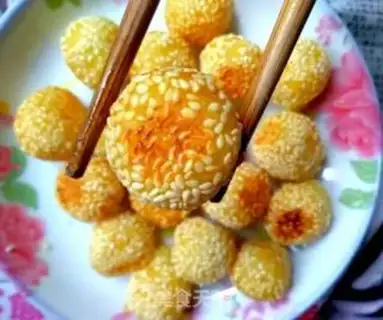Make Potato sesame ball step 10