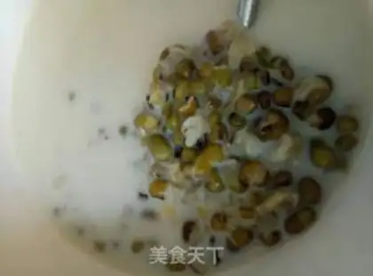 Make Green bean milk step 2