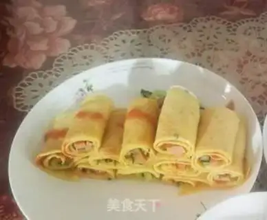 Make Egg burrito step 9