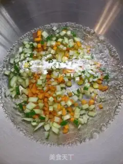 Make Corn vegetable salad step 1