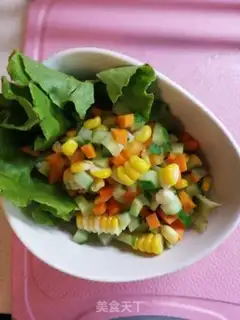 Make Corn vegetable salad step 2