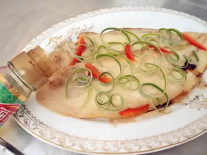 Make Vapouring halibut step 8