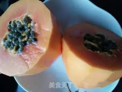 Make Milk papayas step 0