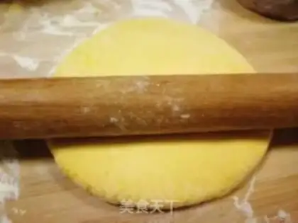 Make Potato pumpkin double rolls step 6