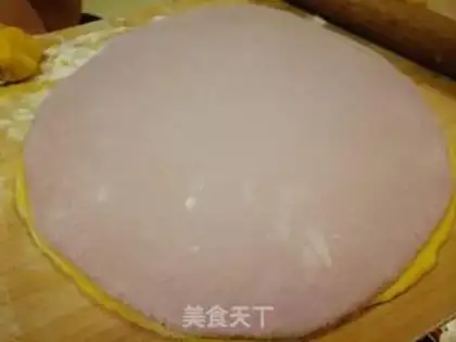 Make Potato pumpkin double rolls step 8