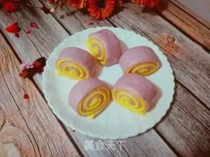 Make Potato pumpkin double rolls step 13