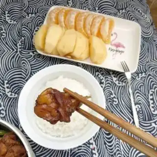 Make Chicken rice for mushrooms step 10