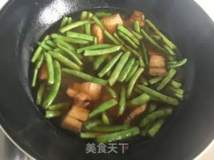 Make Four seasons of bean meat step 5