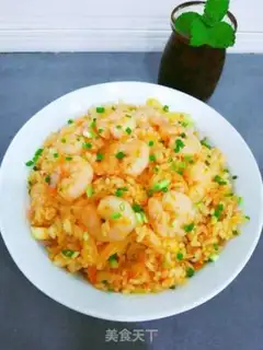 Make Hot cabbage shrimp fried rice step 7