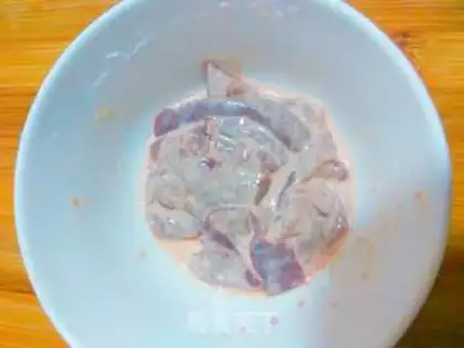 Make Golden pinet, black-muck pork liver soup step 9