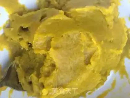 Make Coconut pumpkin ball step 4