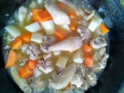 Make Curry potato chicken step 8