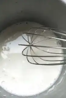 Make Mango milk pudding step 2