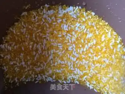Make Corn congee step 1