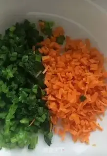 Make Nutritional vegetable cakes step 2