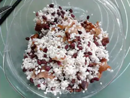 Make The altar is red beans step 9