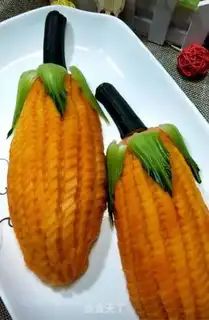 Make Orange papaya step 4