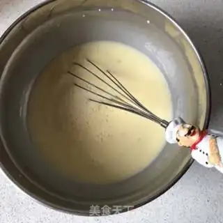 Make A little cream pudding step 4