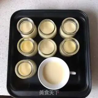 Make A little cream pudding step 7