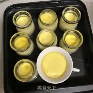 Make A little cream pudding step 9