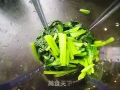 Make Spinach scissors step 3