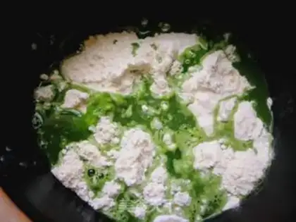Make Spinach scissors step 4