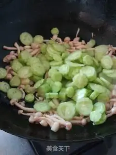 Make The cucumbers make white mushrooms step 5