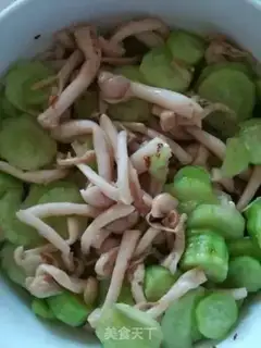 Make The cucumbers make white mushrooms step 6