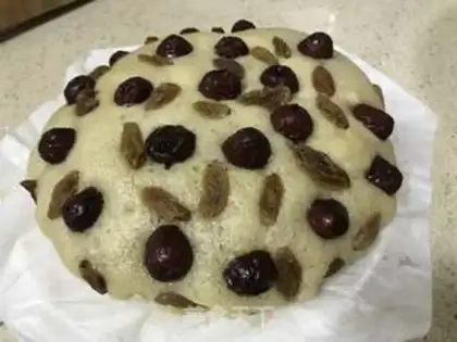Make Red-sugar hairloaf step 18